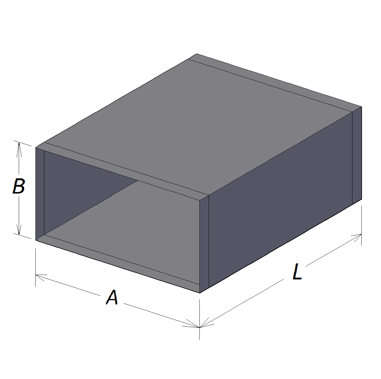 Калькулятор расчета площади воздуховода прямоугольного сечения