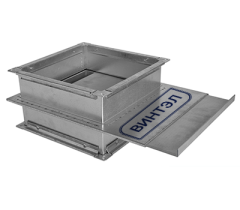 Шибер прямоуг. 500х500 [20] (оцинкованная сталь 0,7 мм)