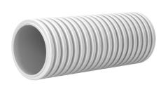 Труба круглая гибкая гофрированная 2-х слойная d 110 (50 метров, серая)