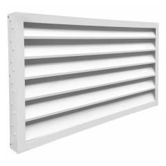Наружная накладная решетка ННР1200х300h RAL9016
