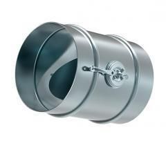 Дроссель-клапан круглый d 200 [нп] (нержавеющая aisi 430 - 0,6 мм)