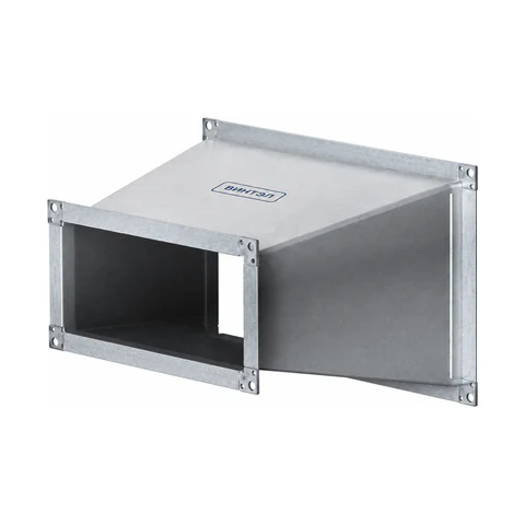Переход прямоуг. 400х400/300х250 L-300 тип-1 [20] (оцинкованная сталь 0,5 мм)