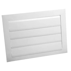 Инерционная решетка встраиваемая В-ИРВ 150х150h RAL9016