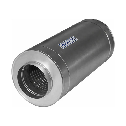 Шумоглушитель круглый d 560 L-980 SoundTek  (оцинкованная сталь 0,7 мм)