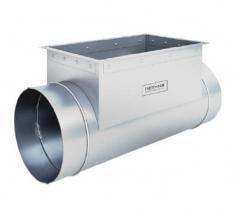 Тройник круглый с прямоуг. врезкой d 710/1000х500/d 710 L-1200 врезка l1-100 [нп] (оцинкованная сталь 1 мм)