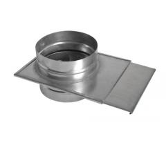 Шибер круглый d 100  (оцинкованная сталь 0,5 мм) Шибер круглый d 100  (оцинкованная сталь 0,5 мм)