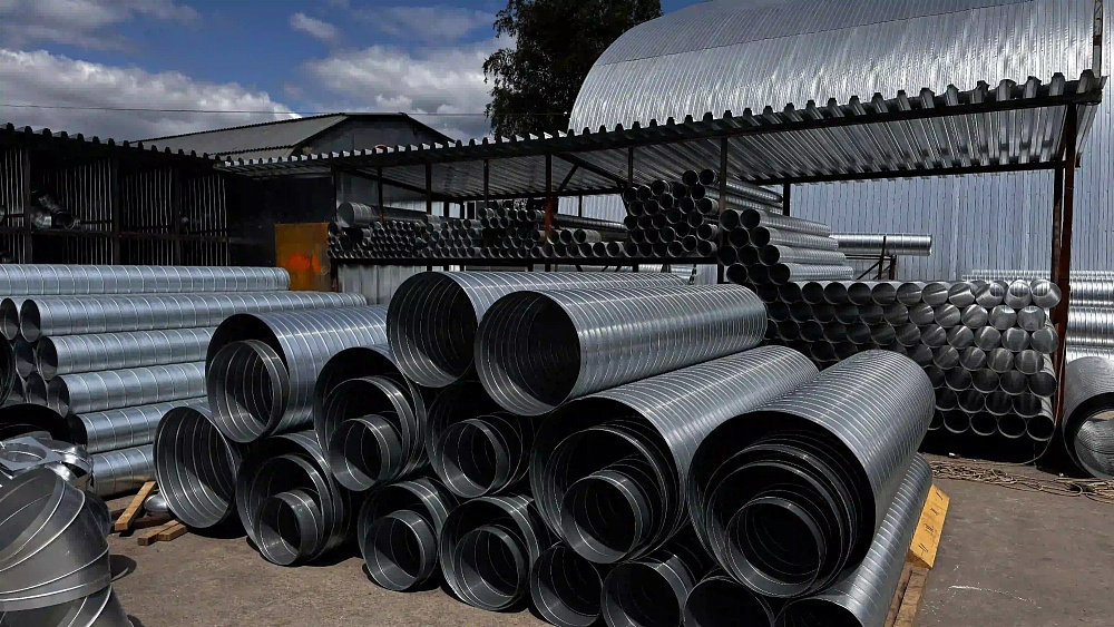 Производство ВИНТЭЛ — склад воздуховодов (Самори-Трейд, Домодедово)