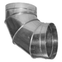Отвод-переход круглый d 450/400-90° R-150 [нп] (оцинкованная сталь 0,5 мм) купить