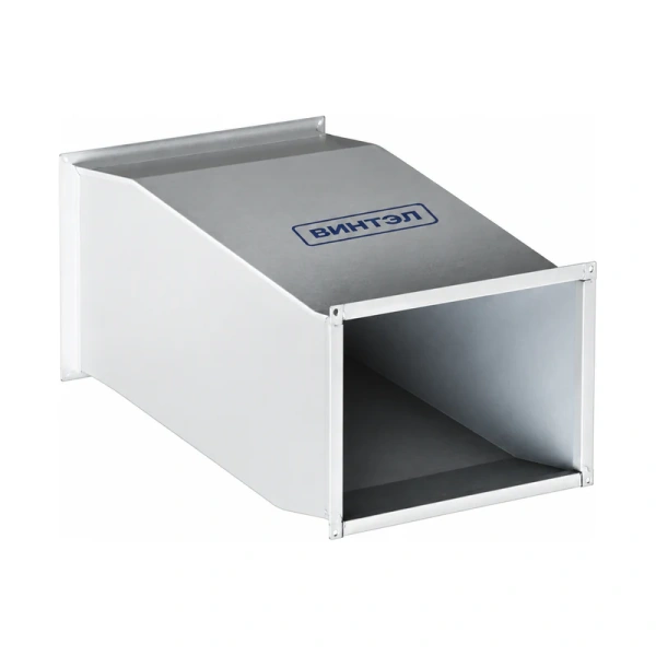 Утка прямоуг. 600х1200 смещение h-50 L-890 [30] (оцинкованная сталь 0,9 мм) 